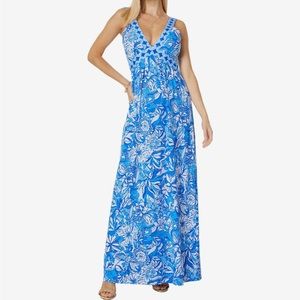 Lilly Pulitzer Serena V-Neck Maxi 8